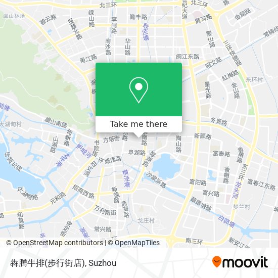 犇腾牛排(步行街店) map