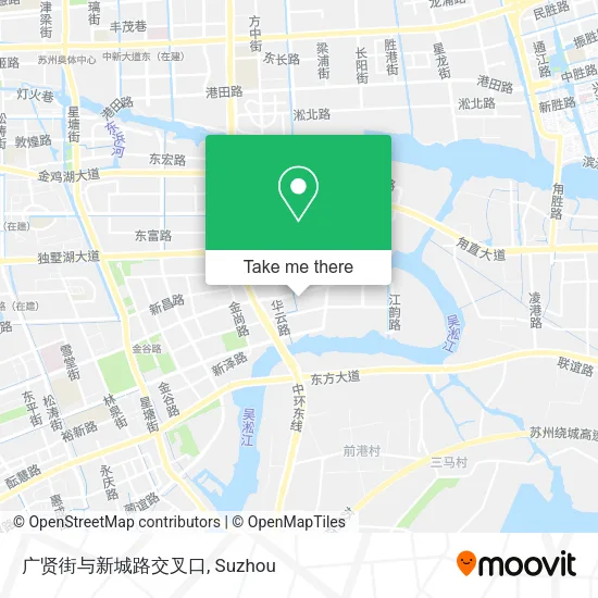 广贤街与新城路交叉口 map