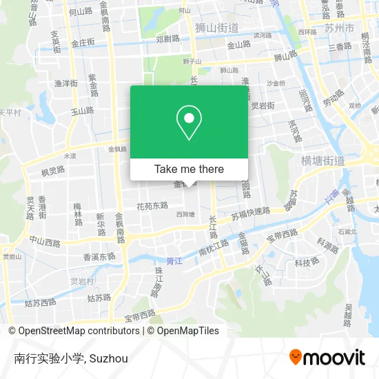 南行实验小学 map