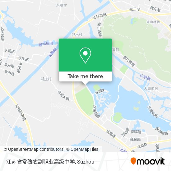 江苏省常熟农副职业高级中学 map