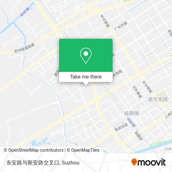 东安路与新安路交叉口 map