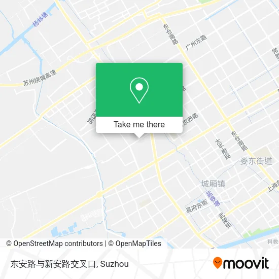 东安路与新安路交叉口 map