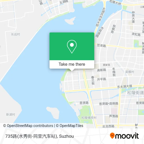 735路(水秀街-同里汽车站) map