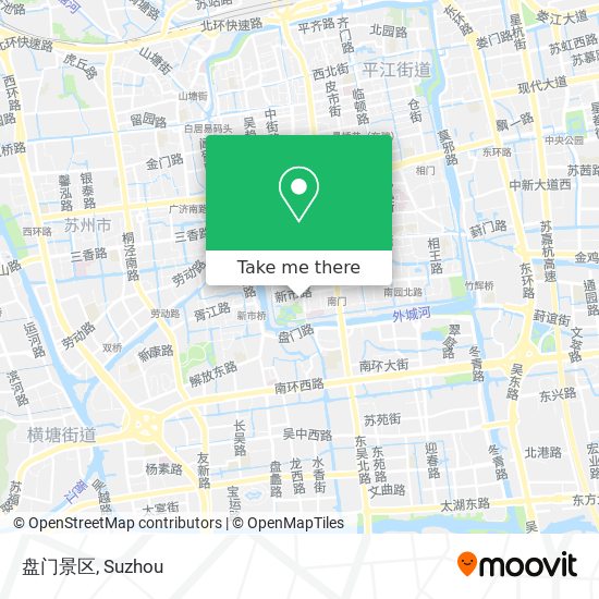 盘门景区 map