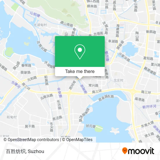 百胜纺织 map