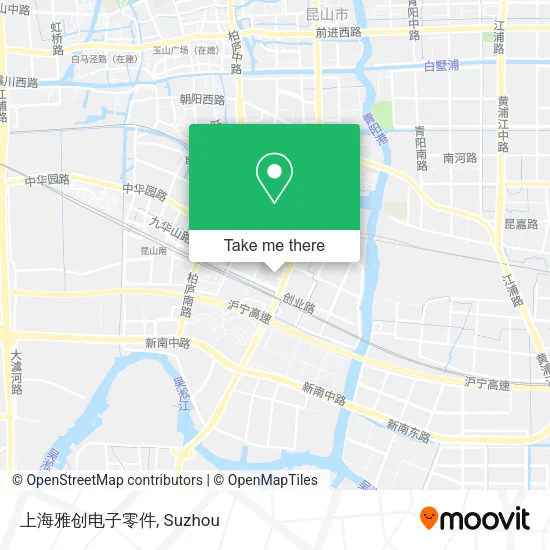 上海雅创电子零件 map
