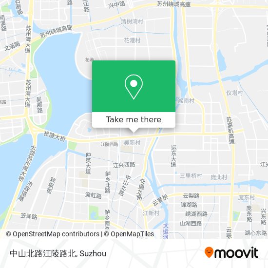 中山北路江陵路北 map