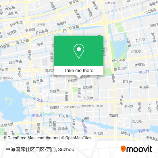 中海国际社区四区-西门 map