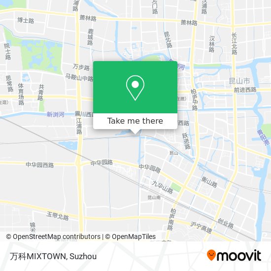 万科MIXTOWN map