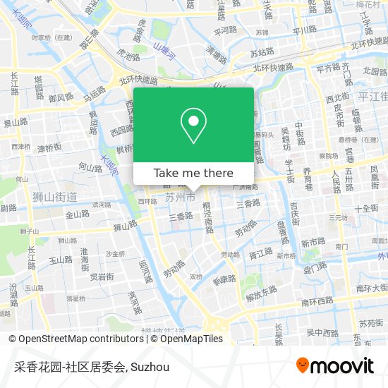 采香花园-社区居委会 map