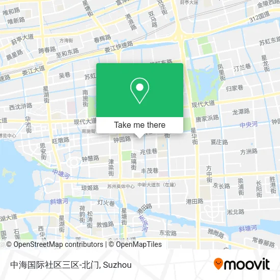 中海国际社区三区-北门 map