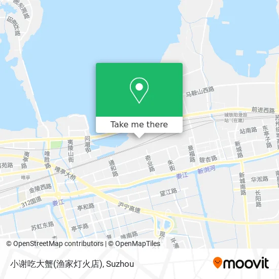 小谢吃大蟹(渔家灯火店) map