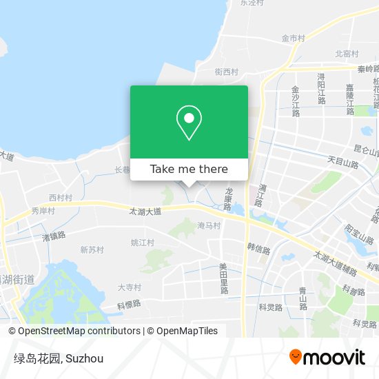 绿岛花园 map