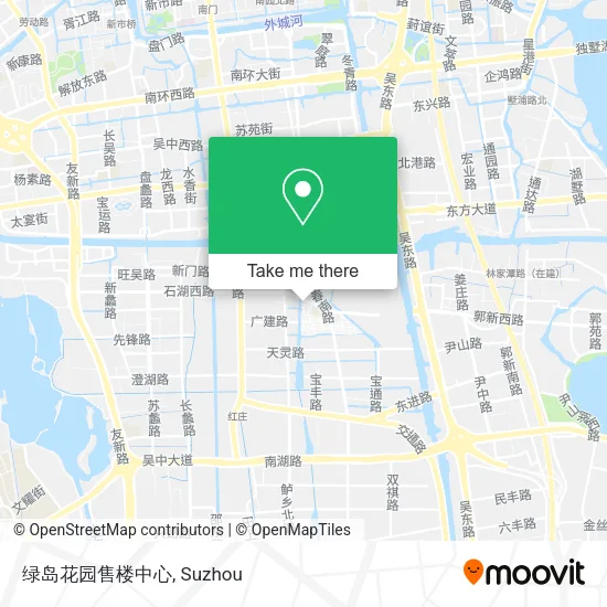 绿岛花园售楼中心 map