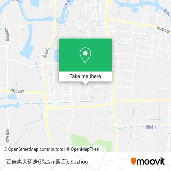 百佳惠大药房(绿岛花园店) map