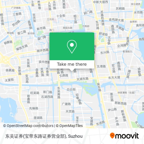 东吴证券(宝带东路证券营业部) map
