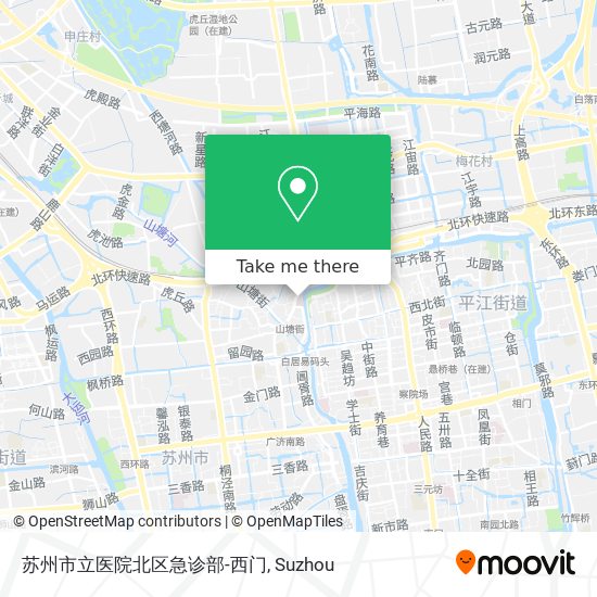 苏州市立医院北区急诊部-西门 map