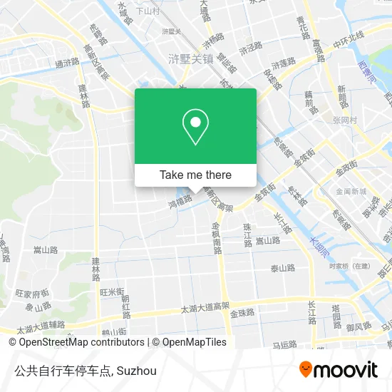 公共自行车停车点 map