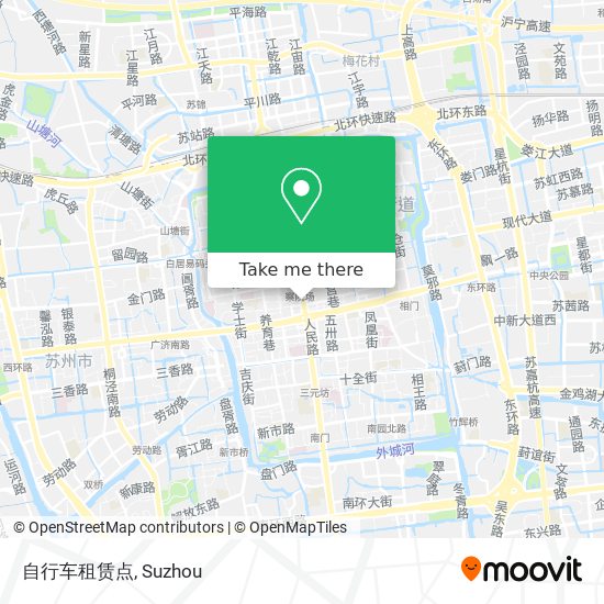 自行车租赁点 map