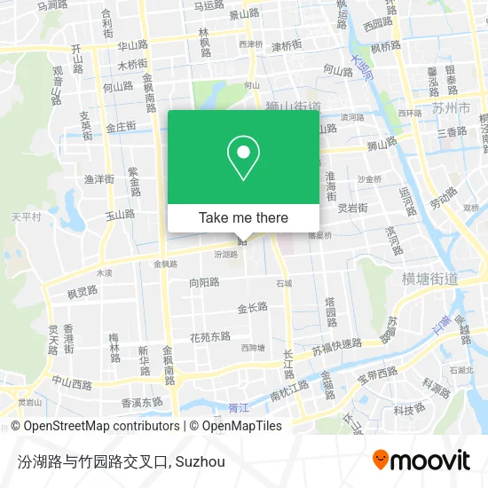 汾湖路与竹园路交叉口 map