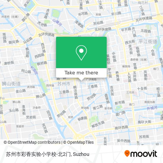 苏州市彩香实验小学校-北2门 map