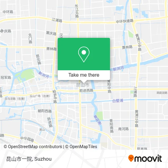 昆山市一院 map