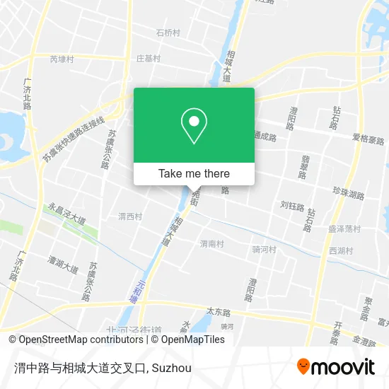 渭中路与相城大道交叉口 map