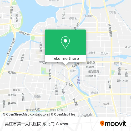 吴江市第一人民医院-东北门 map
