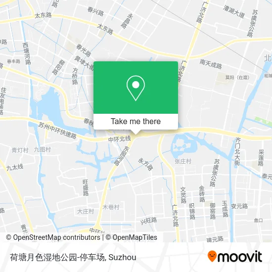 荷塘月色湿地公园-停车场 map