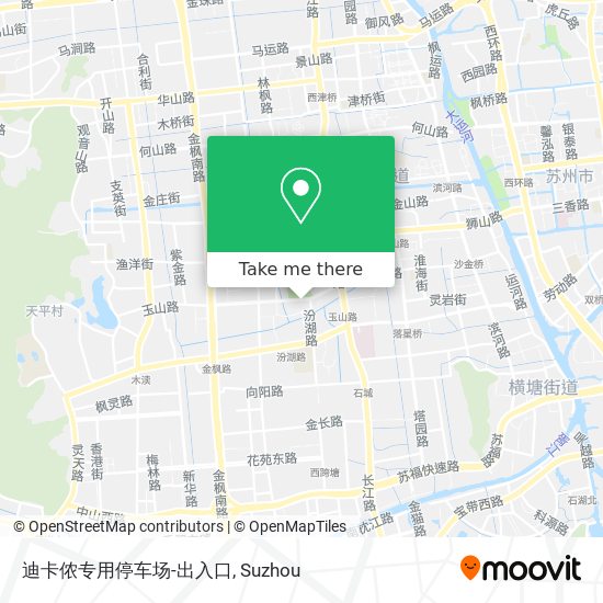 迪卡侬专用停车场-出入口 map