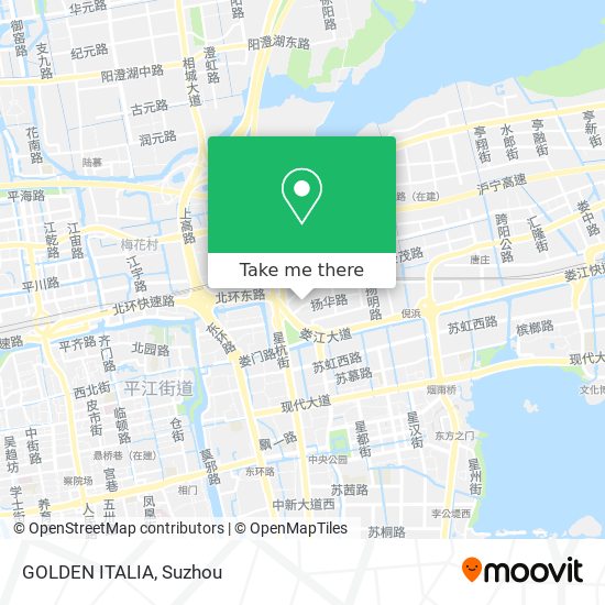 GOLDEN ITALIA map