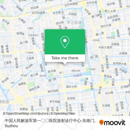 中国人民解放军第一〇〇医院放射诊疗中心-东南门 map