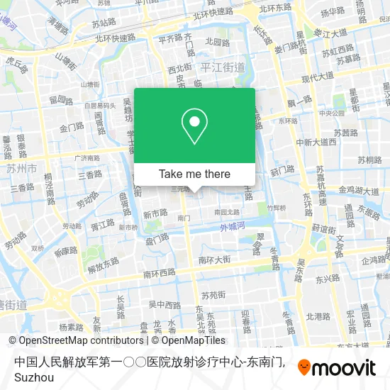 中国人民解放军第一〇〇医院放射诊疗中心-东南门 map