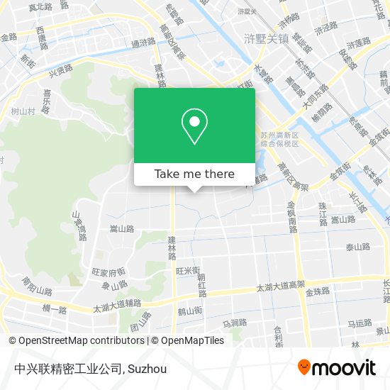 中兴联精密工业公司 map