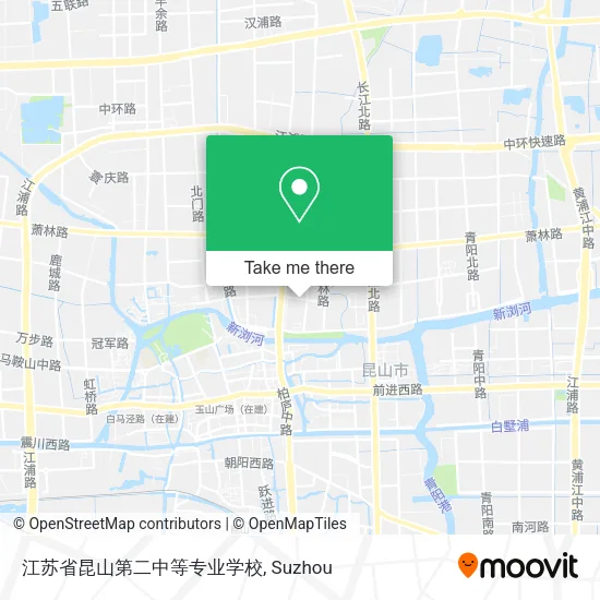 江苏省昆山第二中等专业学校 map