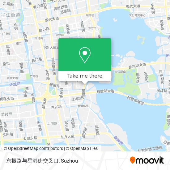 东振路与星港街交叉口 map