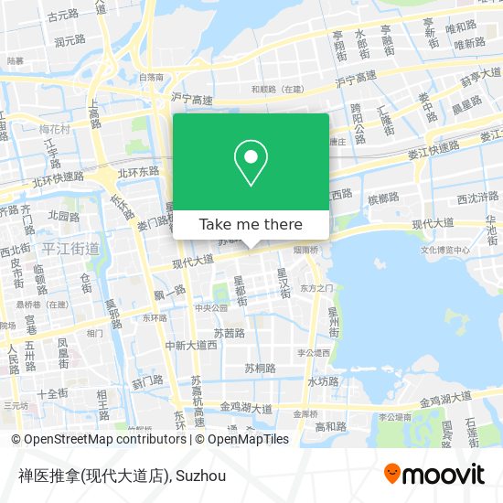 禅医推拿(现代大道店) map