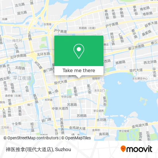 禅医推拿(现代大道店) map