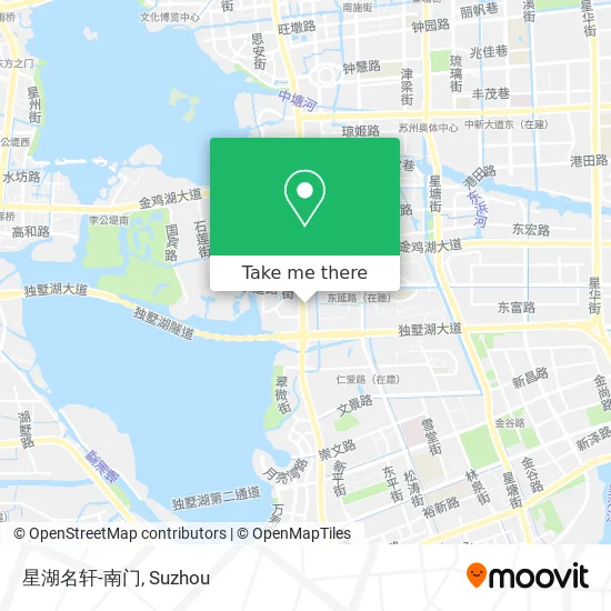 星湖名轩-南门 map