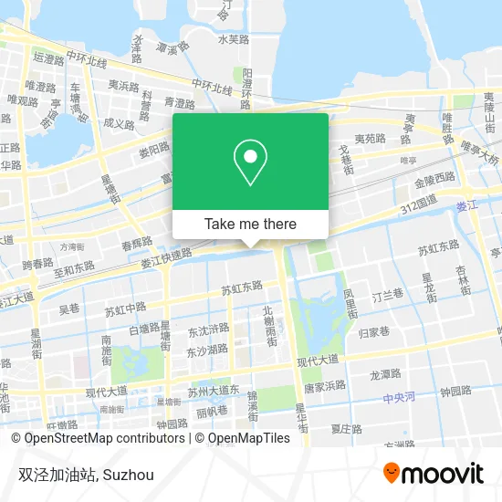 双泾加油站 map