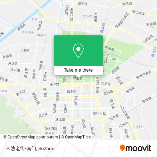 常熟老街-南门 map