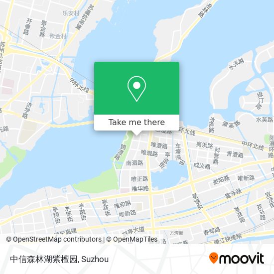 中信森林湖紫檀园 map