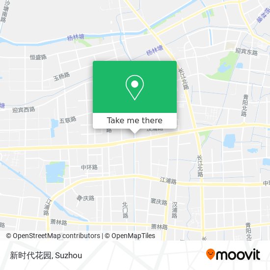 新时代花园 map