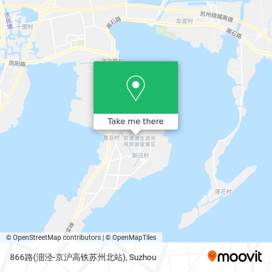 866路(沺泾-京沪高铁苏州北站) map