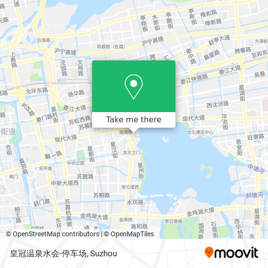 皇冠温泉水会-停车场 map
