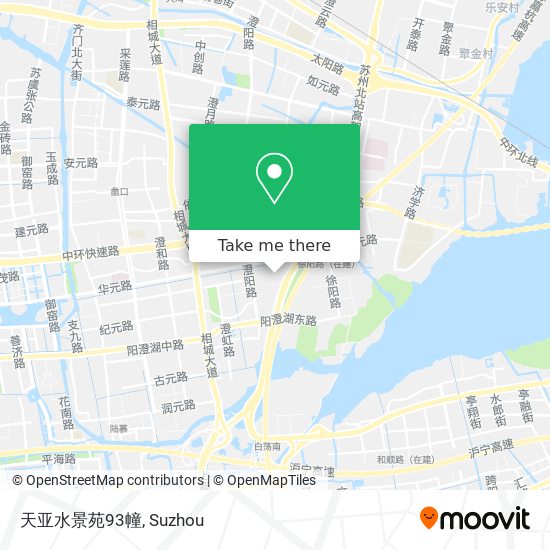 天亚水景苑93幢 map