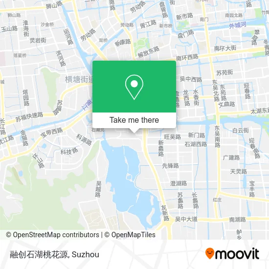 融创石湖桃花源 map