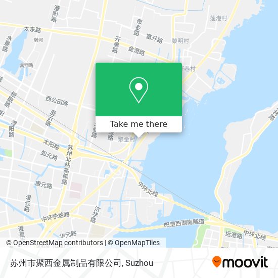 苏州市聚西金属制品有限公司 map