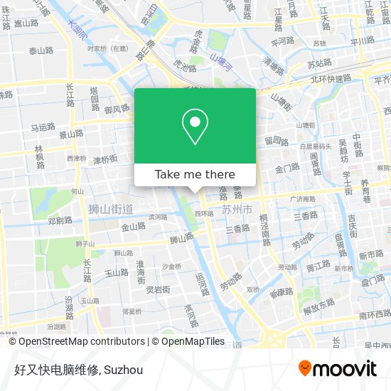 好又快电脑维修 map