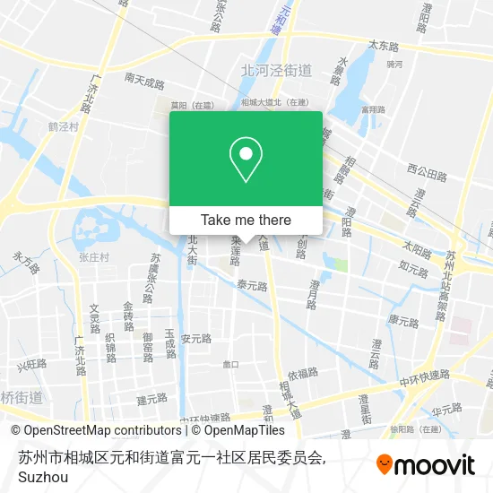 苏州市相城区元和街道富元一社区居民委员会 map